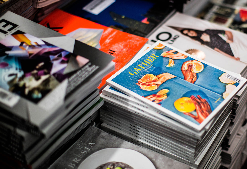 Image of a stack of magazines