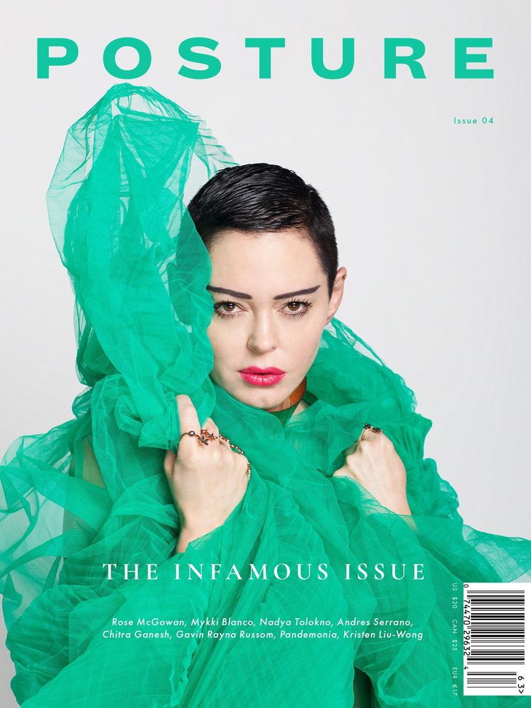 Image of Posture Mag featuring Rose McGowan