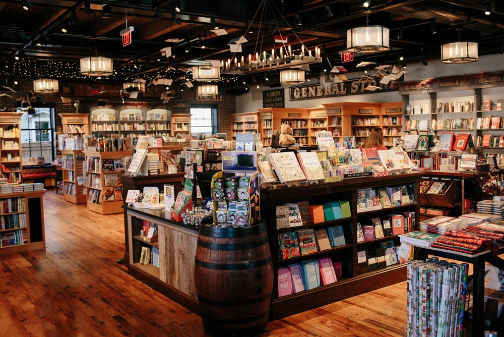 Image of the interior of the Unlikely Story Bookstore