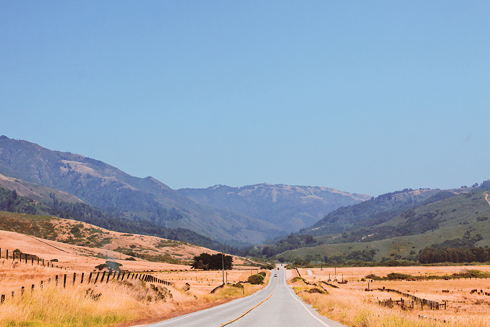 Image of highway stretching into the distance