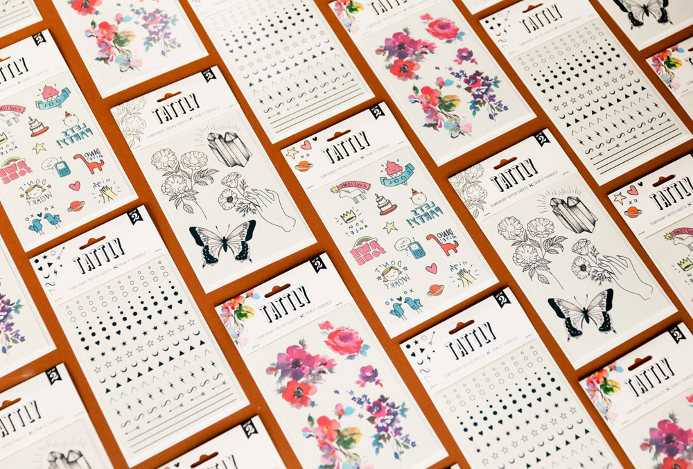 Image of Tattly sets laid out on a table